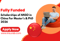 _ANSO Scholarship 2026 in China Fully Funded Without IELTS ANSO Scholarship 2026 in China | Fully Funded | Without IELTS