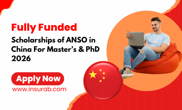 ANSO Scholarship 2026 in China | Fully Funded | Without IELTS