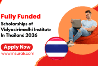 idyasirimedhi Institute Scholarship 2026 in Thailand