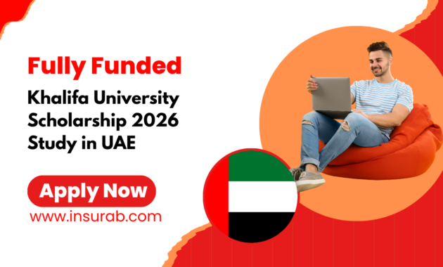 Khalifa University Scholarship 2026 in UAE | Fully Funded