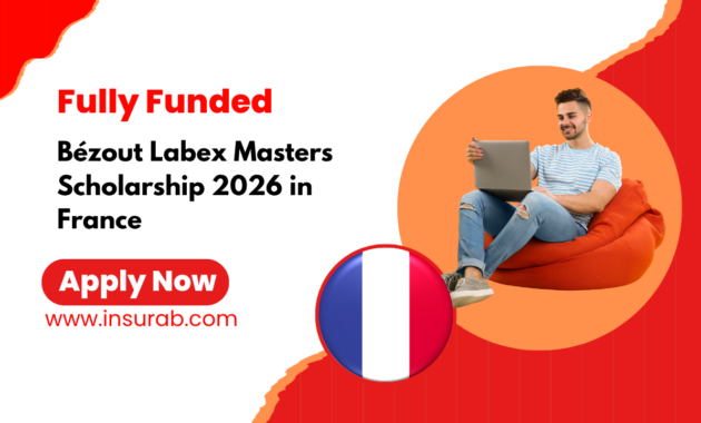 Bézout Labex Masters Scholarship 2026 in France