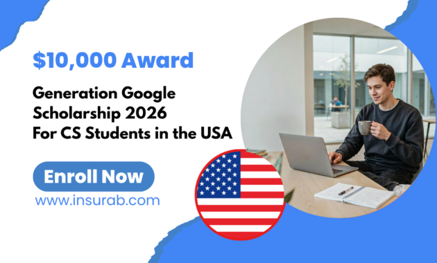 Generation Google Scholarship 2026 | $10,000 for CS Students in the USA