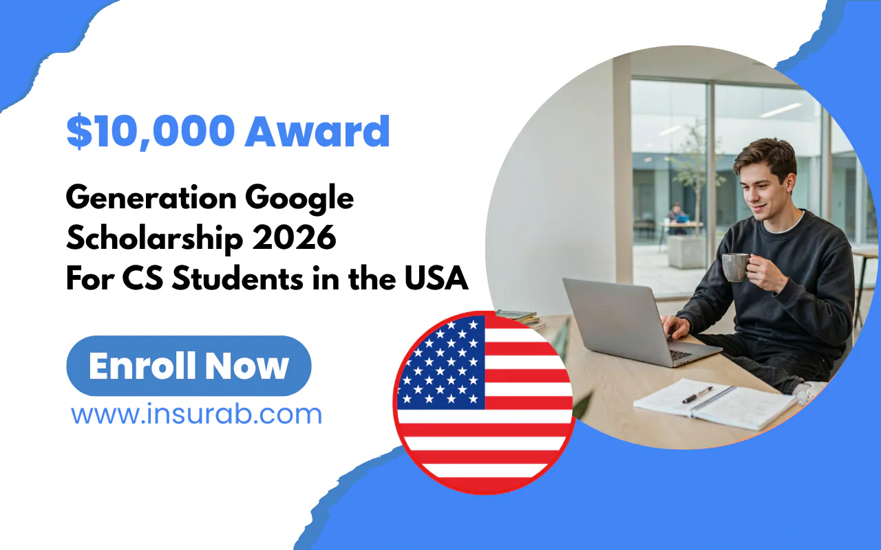 Generation Google Scholarship 2026 | $10,000 for CS Students in the USA