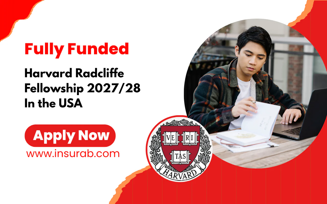 Harvard Radcliffe Fellowship 2027/28 | Fully Funded Fellowship in the USA