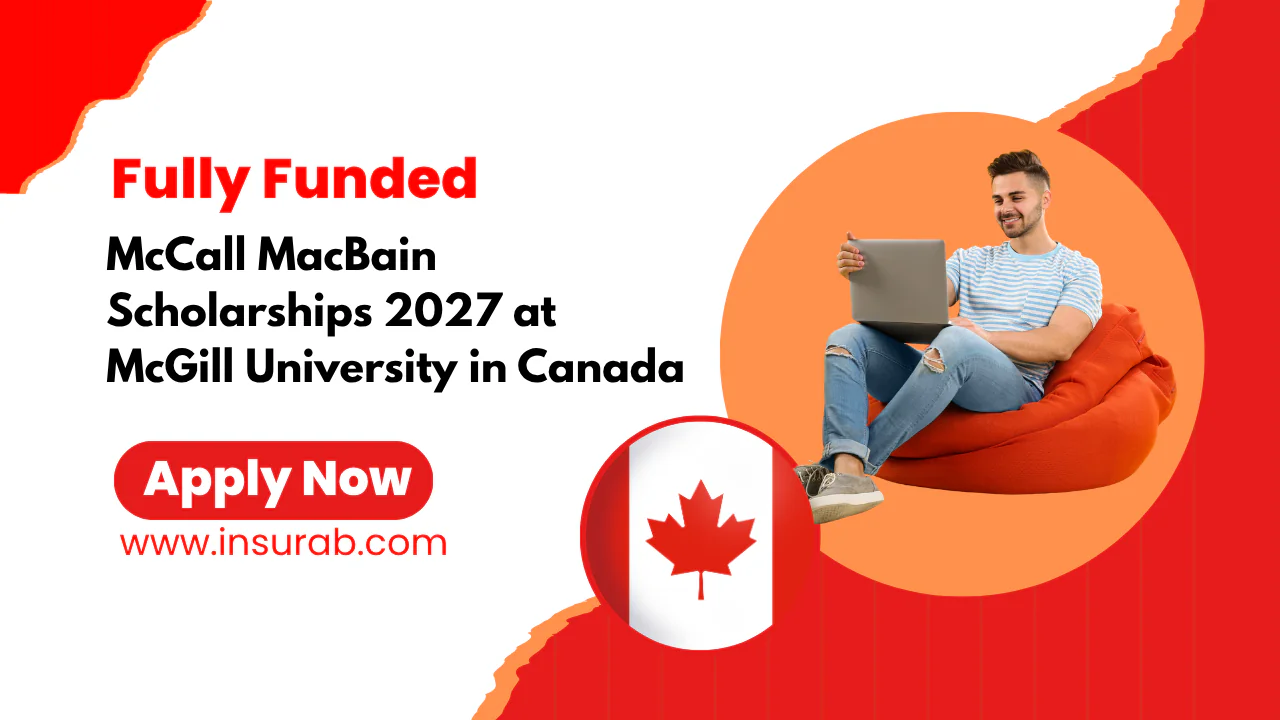 McCall MacBain Scholarships 2027 at McGill University | Fully Funded in Canada