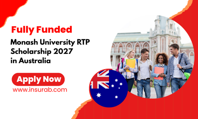 Monash University RTP Scholarship 2027 | Fully Funded PhD & Master's in Australia