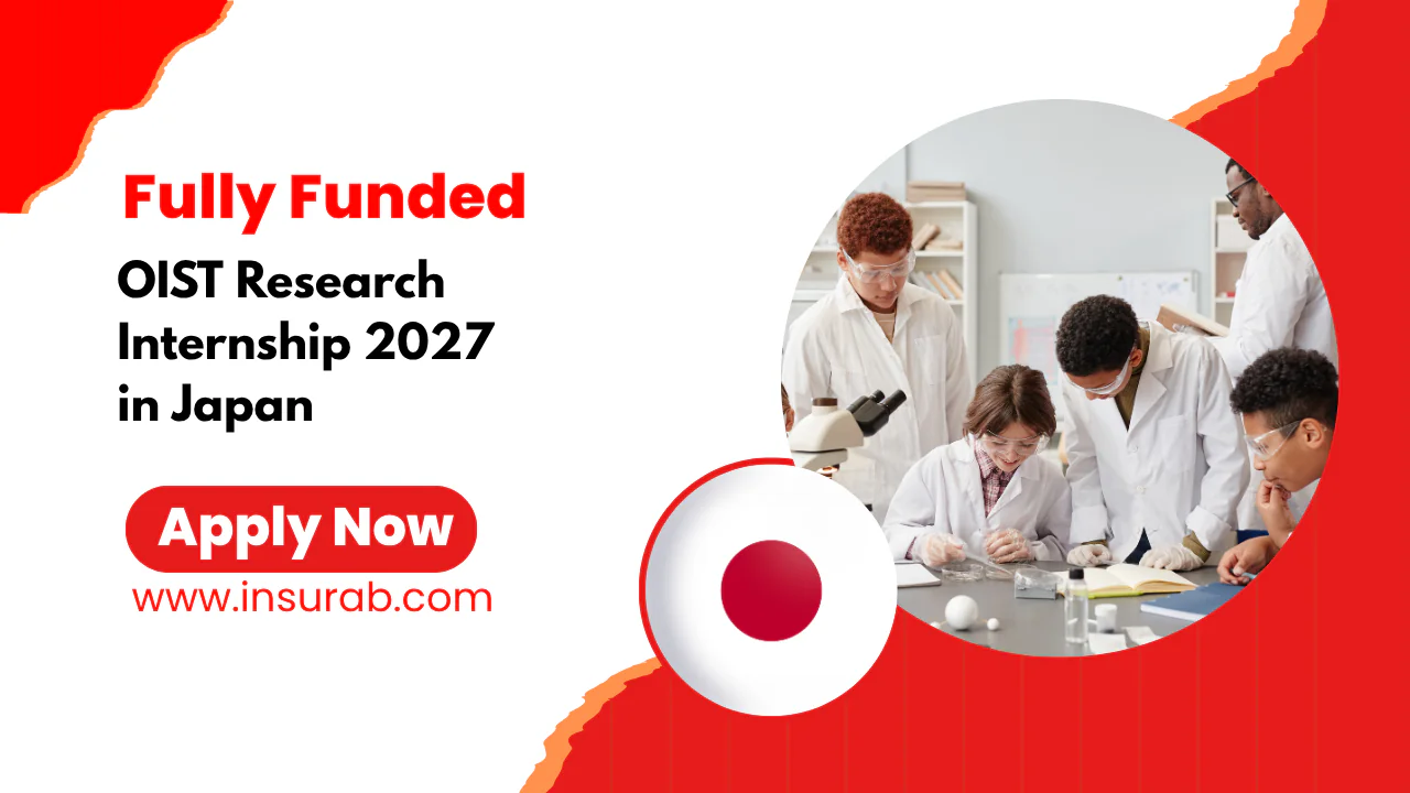 OIST Research Internship 2027 | Fully Funded Research Program in Japan