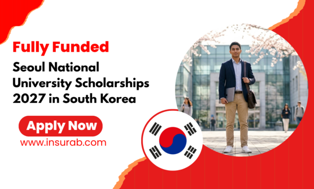 Seoul National University Scholarships 2027 in South Korea
