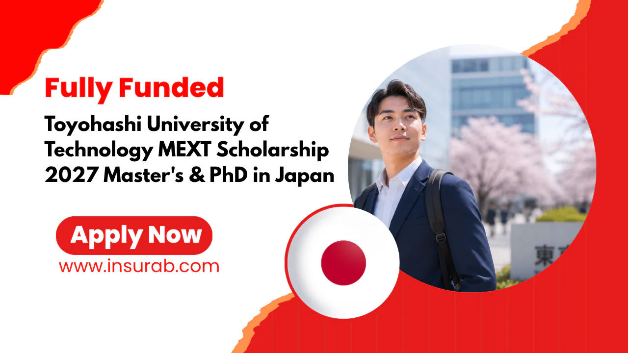 Toyohashi University of Technology MEXT Scholarship 2027 | Fully Funded Master's & PhD in Japan