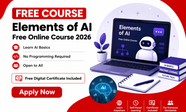 Elements of AI Free Online Course 2026 | Free Certificate