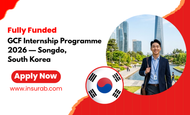 GCF Internship Programme 2026 — Songdo, South Korea