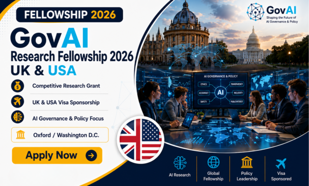 GovAI Research Fellowship 2026 | UK & USA Visa Sponsorship