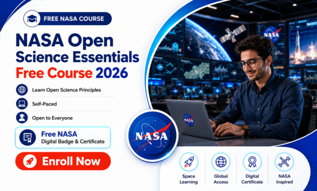 NASA Free Online Course with Free Certificate 2026 | Open Science Essentials