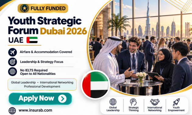Youth Strategic Forum Dubai 2026 | Fully Funded Leadership Forum in UAE