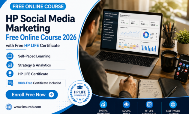 HP Social Media Marketing Free Online Course 2026 | With Free Certificate
