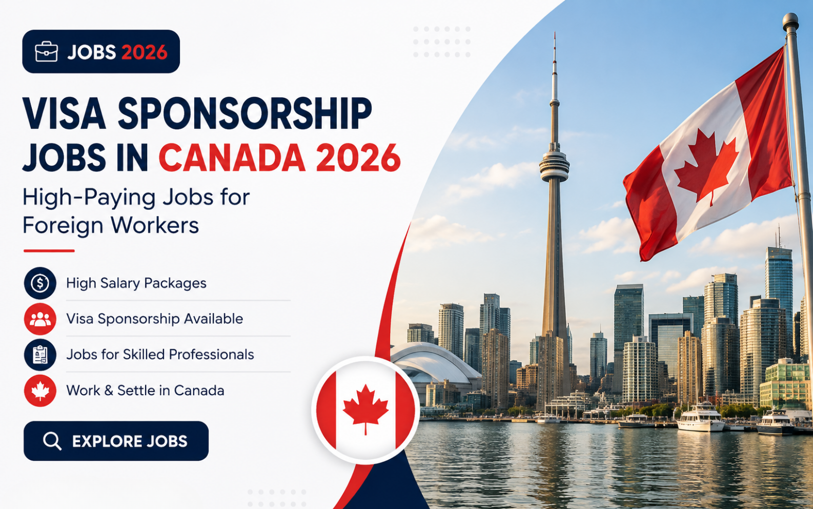 Visa Sponsorship Jobs in Canada 2026 | High-Paying Jobs for Foreign Workers