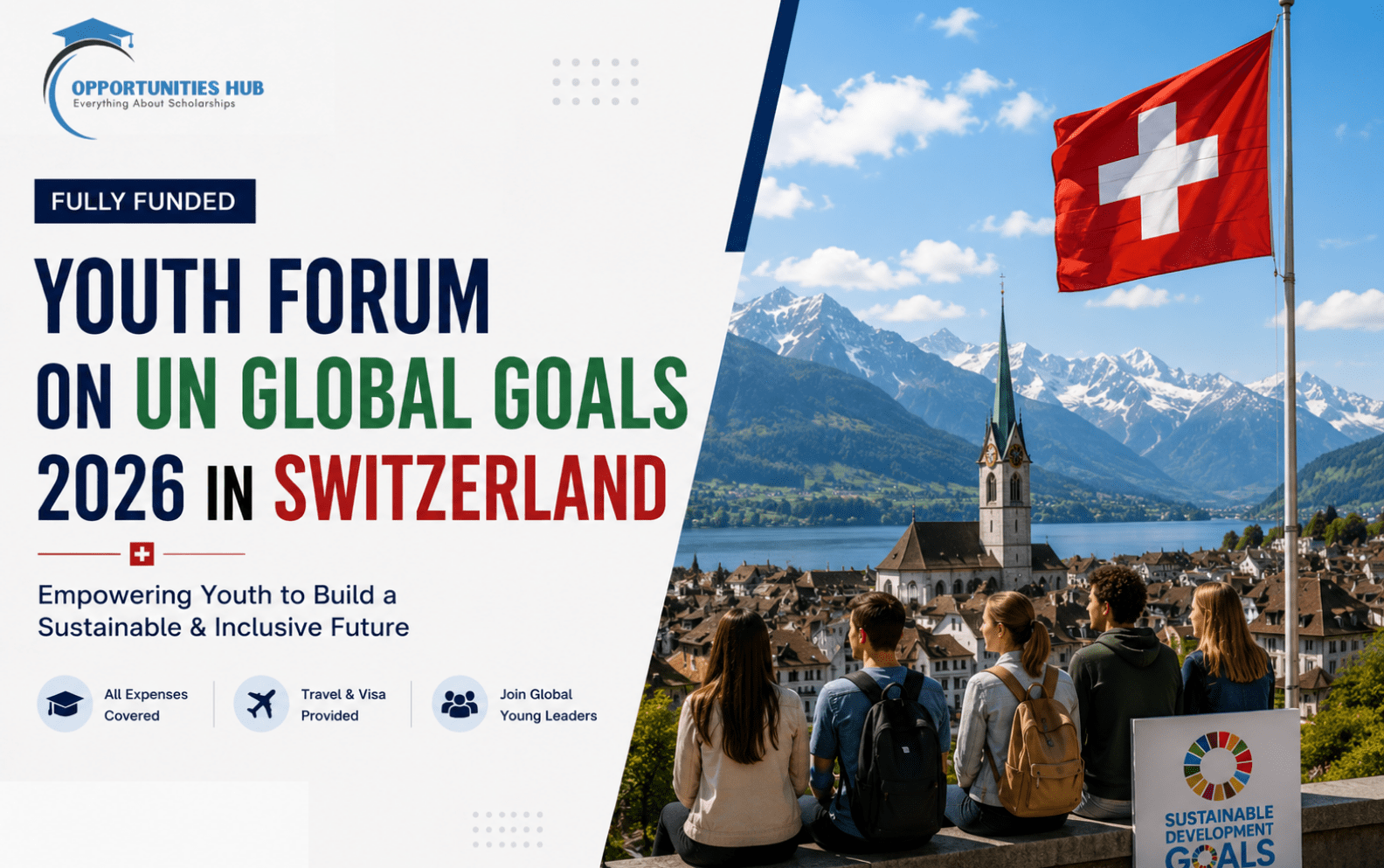 Youth Forum on UN Global Goals 2026 in Switzerland | Fully Funded