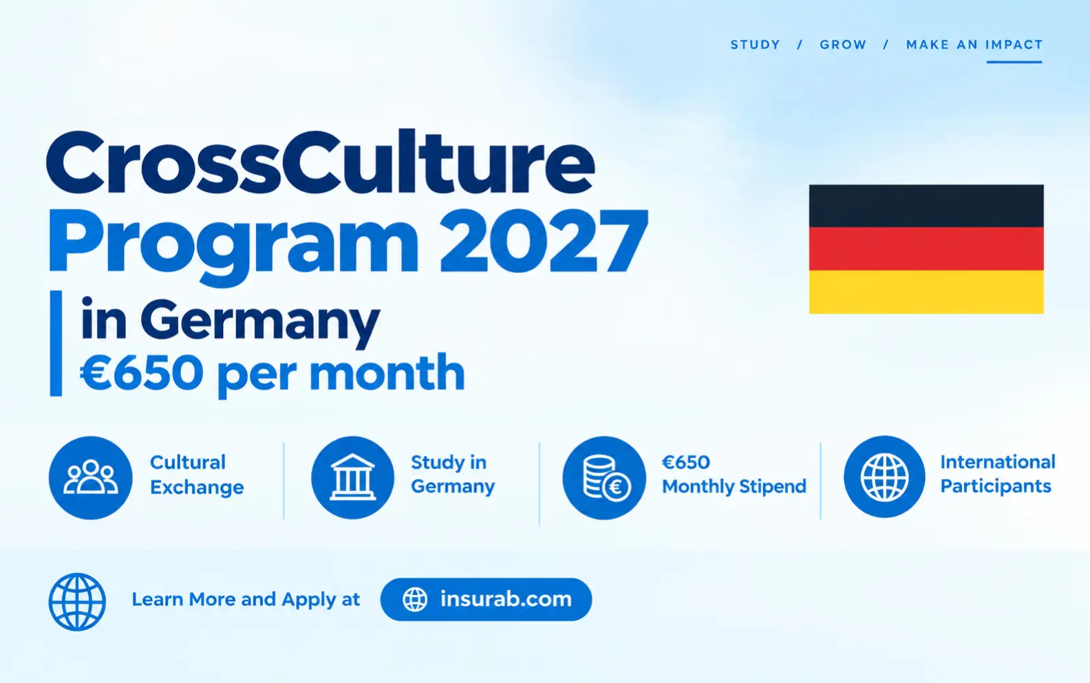 CrossCulture Program 2027 in Germany CCP Fellowship for civil society professionals